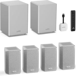 NOUVEAU SUBWOOFERS AWOLLS VISION ThunderBeats 4.2.2 TOUTE LA SÉRIE SANS FIL, 6 HOPPERS, 14 POUCES, PLASTIQUE, Système Push-Pull 4.0 Canaux, 120W - Product Image 1