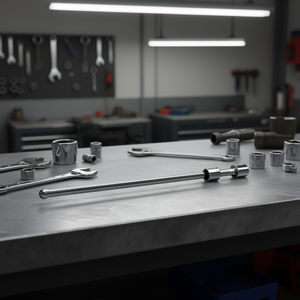 Chrome-Plated 1/2\" Male and Female Square Connections <b>Extensions</b> Product Category <b>Socket</b> - Product Image 3