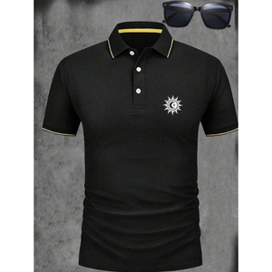 T-shirt Golf pour Polo Homme Tissu doux au toucher infroissable avec sensation de légèreté Options de couleur personnalisées pour le mouvement - Product Image 1