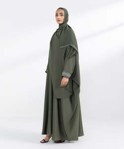 Nuevo estilo señoras Abaya profesional de alta calidad fabricante ropa islámica secado rápido transpirable musulmán manga larga Abaya - Product Image 2