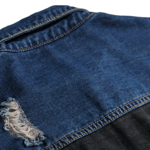 Veste en jean confortable et élégante de haute qualité pour hommes Logo personnalisé Design délavé classique pour la saison d'hiver Veste en jean pour hommes - Product Image 4