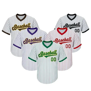 Fabricant de maillots de baseball OEM, kit d'équipe personnalisé, vêtements de sport de haute qualité avec impression sérigraphique, sublimation ou broderie de logo - Product Image 6