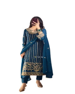 Kurtis Largos de Moda para Mujer, Kurtis Estampados al por Mayor a Precios Económicos, Colección de Ropa Femenina de Rayón y Algodón Indio al Mejor Precio - Product Image 1