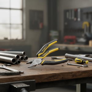 Alicates Combinados Forjados en Acero Cromado Stanley Fatmax, Paquete Múltiple con Superficie de Mordaza Dentada y Mango de Plástico de Agarre Suave - Product Image 3