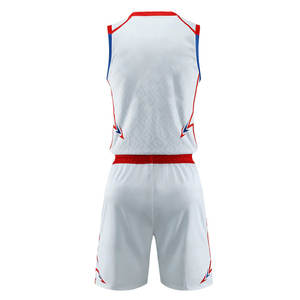 Uniforme de basket-ball uni à couleur personnalisée, marque privée, uniforme à quantité minimale de commande bas pour hommes, prix de gros, uniformes de basket-ball durables en stock - Product Image 3