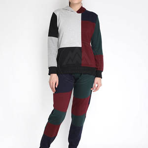 <b>Women's</b> High Quality Cotton Track Suits Breathable Outdoor Wear <b>for</b> Adults Plus Size <b>Sets</b> Custom Logo Low MOQ <b>for</b> Winter - Product Image 1