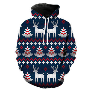 Jersey de invierno con logotipo personalizado, sudaderas con capucha térmicas para otoño e invierno, sudadera para hombres y mujeres con técnicas bordadas para Navidad - Product Image 1