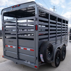 Remolques para Caballos Calicoo de 26 pies, los Más Económicos, Remolque para Ganado de 3 Niveles, Estándar Austriaco, Remolques de Carga para Transporte de Caballos, 4000 kg - Product Image 1