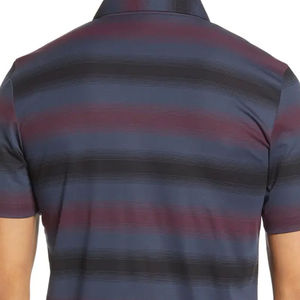Polo de hombre de calidad superior 2025 al por mayor de secado rápido 100% algodón lona cuello vuelto patrón sólido logotipo personalizado opciones OEM - Product Image 5