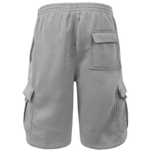 Short de survêtement personnalisé pour hommes multi-poches vente en gros de short cargo en polaire décontracté Hip Hop d'été surdimensionné avec cordon de serrage pour hommes - Product Image 2