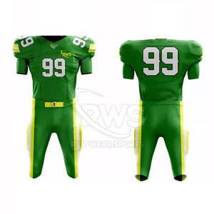 Vente en gros Ensemble d'uniformes de football américain personnalisés pour hommes Tissu à mailles respirantes Logos d'équipe d'uniforme américain - Product Image 6