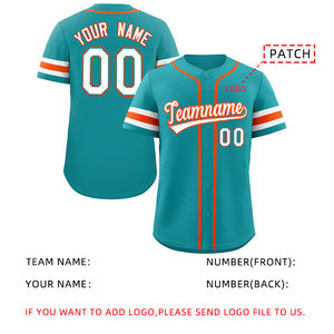 Vente directe d'usine, maillots de baseball unisexes respirants, grande taille, personnalisables, en gros, uniformes de baseball vierges, vêtements de softball - Product Image 3