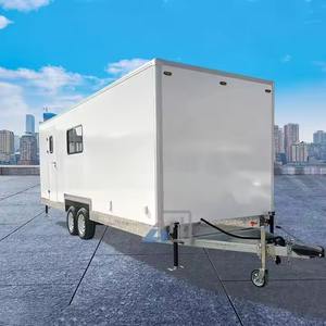Best Selling Custom Office <b>Trailer</b> on Wheels Portable <b>Trailer</b> Site Office Outdoor Mobile Office <b>Trailer</b> - Product Image 4