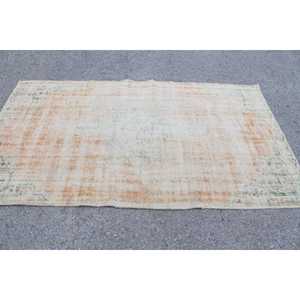Tapis de 4,1 x 7,3 pieds, tapis vintage, tapis blanc de style sud-ouest - Product Image 3