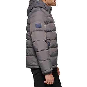 Chaqueta de Invierno de Primera Calidad al por Mayor para Hombre, Nueva Moda, Cuello Alto, Abrigo Acolchado con Capucha, Personalizable, Exterior de Cachemira - Product Image 5