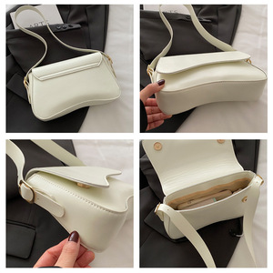 Sac à bandoulière pour femmes Trendy Purse Vegan Leather Hobo Handbags Clutch Saddle Bag - Product Image 3