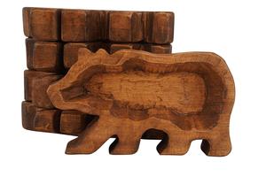 ชามใส่แป้งทำจากไม้อะคาเซียแกะสลักด้วยมือชามใส่เทียนของขวัญตกแต่งบ้านสำหรับเด็กอีสเตอร์ขายส่งจากเวียดนาม - Product Image 5