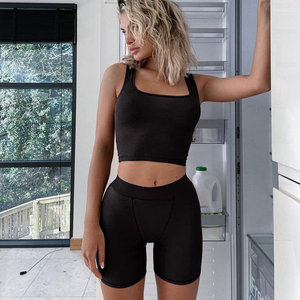 Conjunto de dos piezas personalizado de alta calidad, ropa de mujer, 100% algodón, Sudadera con capucha de manga larga de gran tamaño, conjunto de Sudadera con capucha para mujer, conjunto corto para niñas - Product Image 2