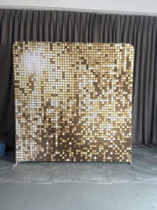 Custom 8x8ft Photo Booth Backdrop Stands funda de almohada roja cubierta de pantalla de tela de tensión - Product Image 6