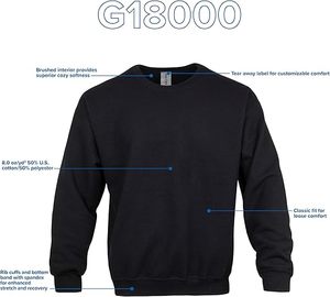 Sweat-shirt à col rond en molleton pour homme adulte Vente en gros Sweatshirts à coupe ample avec impression d'étiquettes de logo personnalisées pour l'hiver - Product Image 6