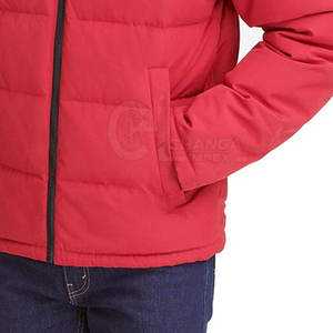 Veste d'hiver à bulles au design tendance, best-seller, écologique, respirante, logo frontal, facile à porter, vêtements chauds pour hommes - Product Image 6