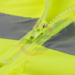 เสื้อกั๊กนิรภัยสะท้อนแสงสำหรับผู้ใหญ่ไฟ LED วัสดุกันน้ำแห้งเร็วระบายอากาศได้ดีปรับแต่งโลโก้ได้ - Product Image 6