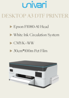 Imprimante DTF A3 30 cm la plus vendue, imprimante de bureau F1080 Xp600 avec tête d'impression DTF pour l'impression sur film PET et t-shirts