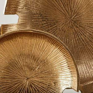 Nénuphars contemporains en aluminium moulé Pièce maîtresse en métal décorative artistique pour table, maison ou bureau par WB INC INDIA - Product Image 6