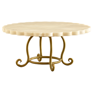 Soporte de servidor de pastel de diseño premium con acabado de calidad superior y usos ocasionales con patas redondeadas doradas en nuevo estilo - Product Image 1