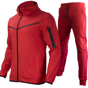 Conjunto Deportivo de Alta Calidad con Cremallera Personalizada, Chaqueta y Pantalón de Chándal, Poliéster/Algodón, Forro Polar Técnico Transpirable, Invierno, Deportivo para Hombre, 280 g/m² - Product Image 2
