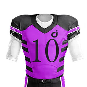 Uniforme de Fútbol Americano Personalizado de Alta Calidad, Uniforme de Fútbol Americano en Color Personalizado, 100% Poliéster, para Venta en Línea - Product Image 2