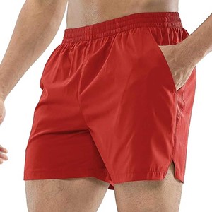Pantalones cortos de lino informales para hombre Cintura elástica Cordón Ajuste suelto Pantalones cortos de vacaciones de playa de verano con bolsillos - Product Image 2