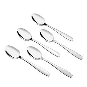 Vente flash Cuillère à thé et à café en acier inoxydable Manche long avec motif rond Cuillères de service de qualité alimentaire pour un usage domestique - Product Image 6