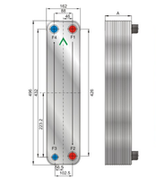 Système de contrôle de température pour échangeur de chaleur à plaques, refroidisseur de liquide à stockage d'énergie, pompe à chaleur, récupération de chaleur industrielle MOQ:1