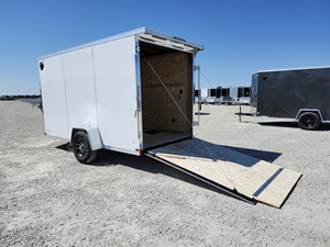 6x12 Enclosed Cargo <b>Trailer</b> 3500lbs Single Axle Box <b>Trailer</b> 78in Interior Height Steel Cargo <b>Trailer</b> for Sale - Product Image 5