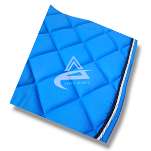 Cotton Horse Saddle Pad with Anti-Shrink Breathable Foam Filling and Polycotton Lining Plus Size for Equestrian Use - Product Image 4
