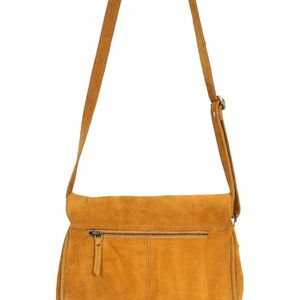 Sling Bag de cuero de gamuza de estilo bohemio de calidad superior hecho a mano con flecos larga correa ajustable cuero genuino proveedor superior - Product Image 5