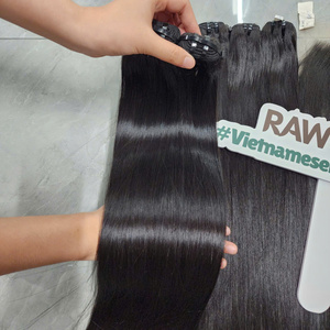Extensiones de Cabello GUGU HAIR 100% Vietnamitas Virgen Remy, Doble Trama a Máquina, Súper Doble Trama, Liso Extremo, Paquetes para Tejer - Product Image 6