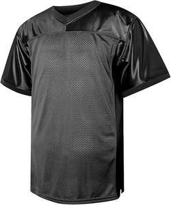 Ensemble de cinq maillots d'entraînement de football légers et ventilés en maille de polyester en noir, blanc, orange, violet et rouge - Product Image 2