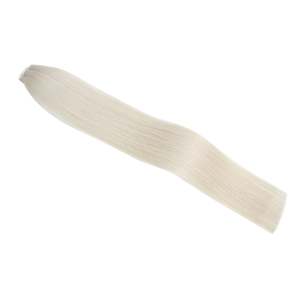 Extensions de cheveux à clipser 12A Remy Cheveux humains européens # 60 Mèches de Cheveux Blond Platine Double Drawn Body Wave - Product Image 3