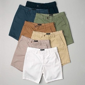 Short solide pour hommes du Bangladesh Lot de stock de pantalons cargo à 6 poches et 4 poches Vêtements Pantalons courts en tissu sergé de marque excédentaire - Product Image 3