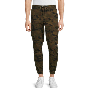 Pantalon de survêtement de sport décontracté pour hommes pantalon à taille élastique sérigraphie personnalisée motif 3D survêtement de travail tissu - Product Image 1