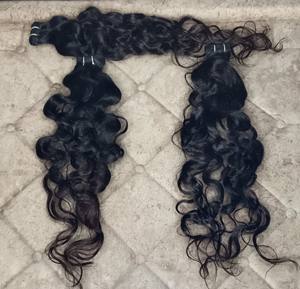 Extensions de cheveux humains bouclés MachineWeft de qualité indienne Remy de 26 pouces, qualité supérieure - Product Image 2