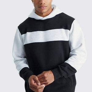 Costume personnalisé OEM ensemble deux pièces court survêtement à capuche survêtement pull en coton survêtement coupe-vent pour hommes personnalisé - Product Image 5