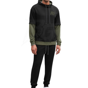 Conjunto Deportivo de Invierno para Hombre de Alta Calidad, con Capucha, Informal, Sólido, Cómodo, para Gimnasio, Entrenamiento, Fútbol, Actividades al Aire Libre - Product Image 4