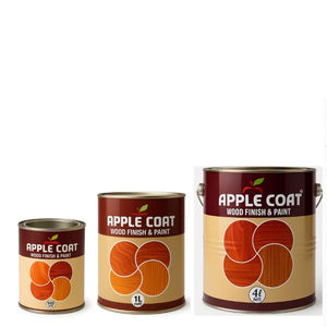 Mancha de madera verde seca táctil de 20 minutos para superficies interiores Revestimiento líquido de secado rápido para tableros de partículas de fibra Cepillo de aplicación - Product Image 1