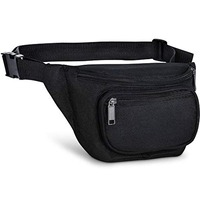 Faites votre propre femmes hommes femme mode néon enfants Logo personnalisé vente en gros sac banane personnalisé noir rouge blanc Polyester vente élégante