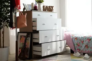 High Quality Multipurpose Wooden Dresser 5-Drawers <b>Chest</b> for Bedroom - Product Image 5