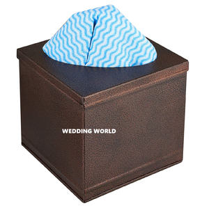 Boîte à mouchoirs de table à décorer porte-mouchoirs de qualité supérieure à la main vente chaude articles de mariage boîte à mouchoirs en gros - Product Image 6