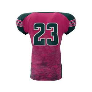 Uniforme de Fútbol Americano Personalizado de Manga Corta, Talla Grande, Alta Calidad, 100% Poliéster, Último Diseño - Product Image 4